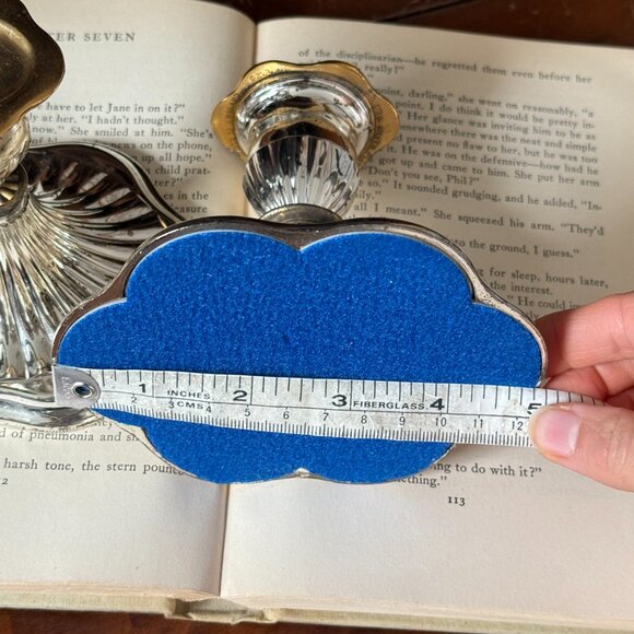 Vintage Silver Plated Candle Holders | Made in England E.P. Zinc | - Picture 6 of 8